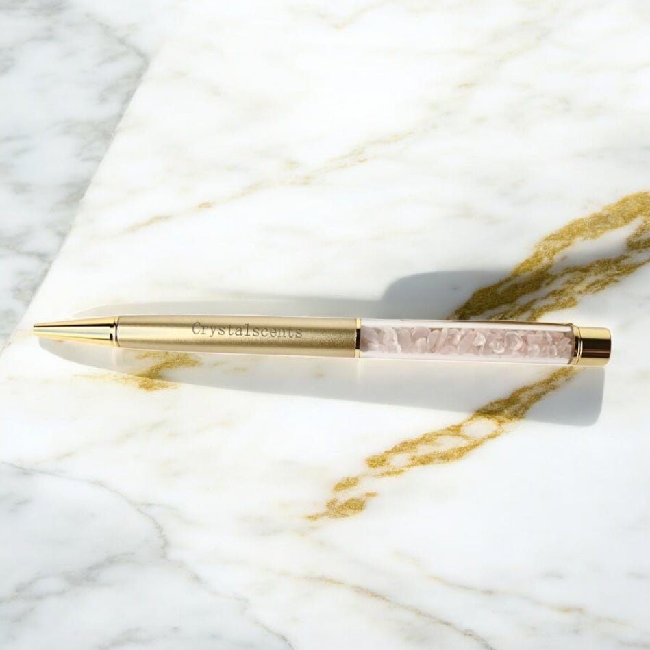 1 CRYSTALSCENTS Stift Rosenquarz - CrystalScents