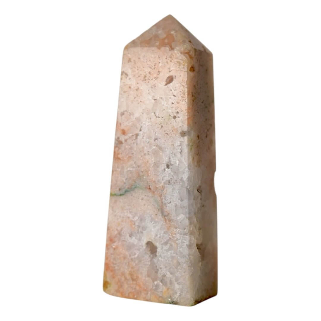Rosa Amethyst Obelisk - sanft & einzigartig