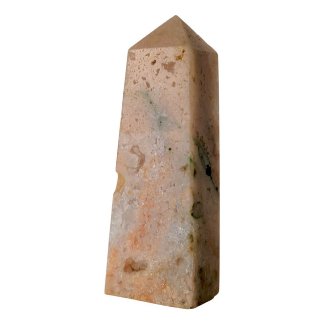 Rosa Amethyst Obelisk - sanft & einzigartig