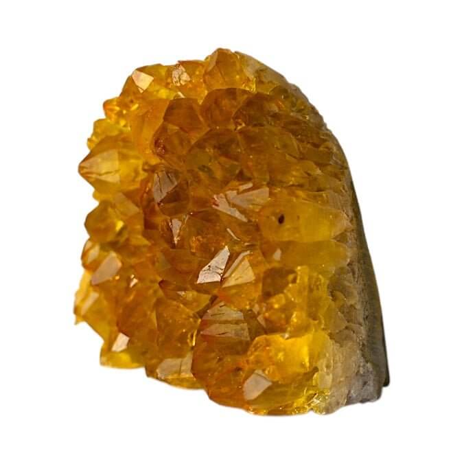 Funkelnde gelbe Amethystdruse – Leuchtender Blickfang fürs Zuhause