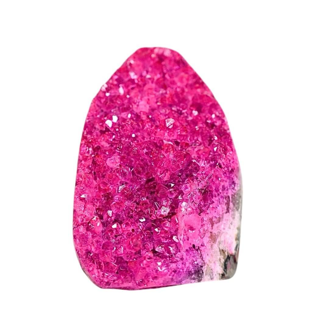 Pinke Amethystdruse – Glitzerndes Highlight für Wohnräume & Atmosphäre