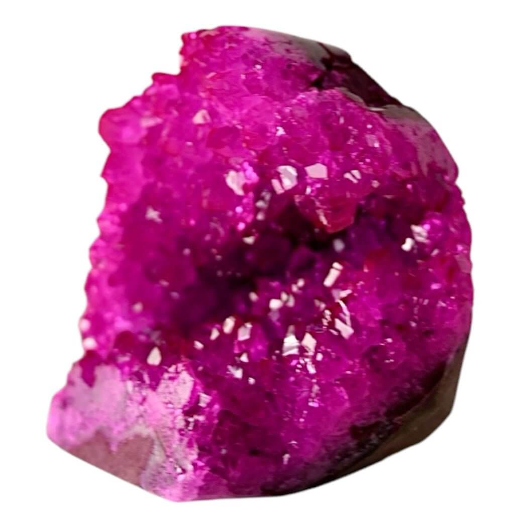 Leuchtende pinke Amethystdruse – Farbspiel für dein Zuhause