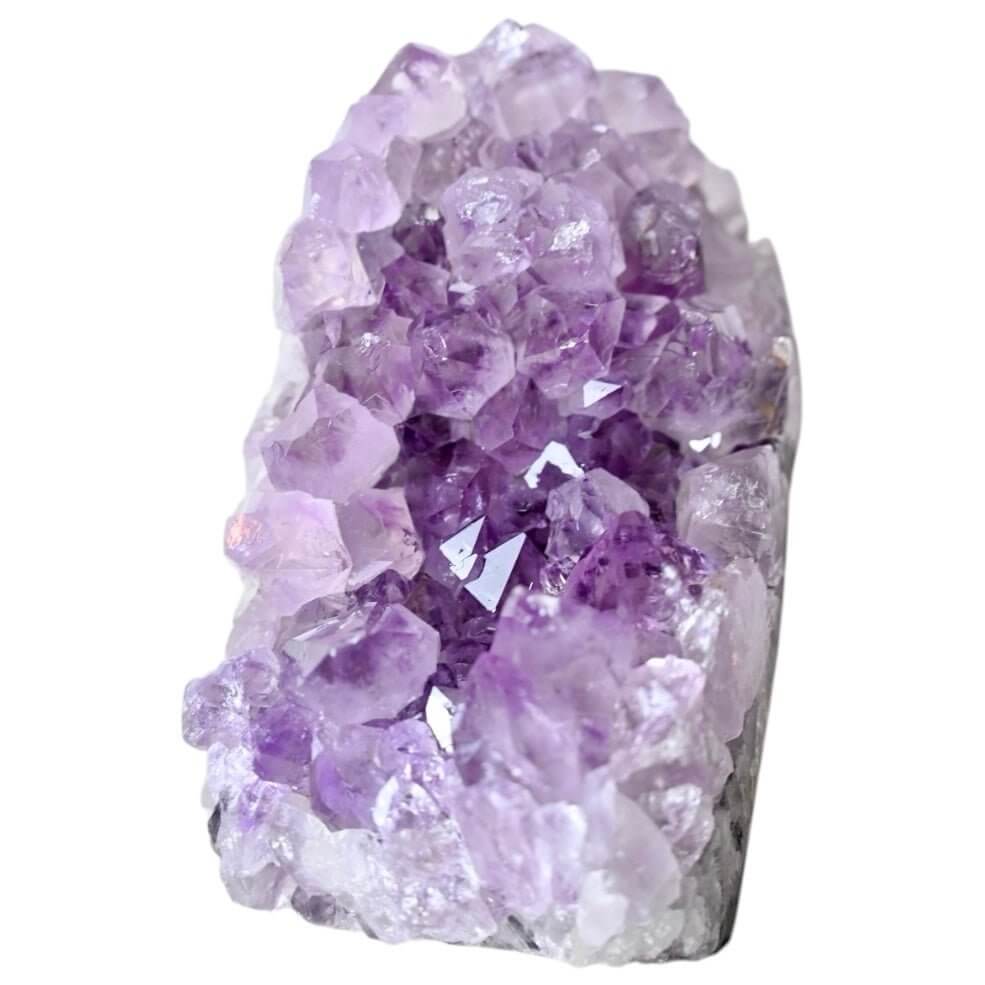 Amethystdruse mit Glitzerkristallen – Edler Blickfang