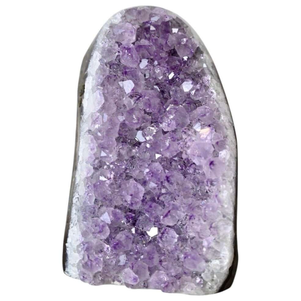 Amethystdruse mit sanftem Glanz – Harmonie & Ruhe