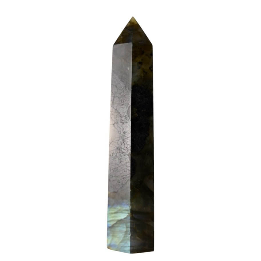 Labradorit Obelisk – kraftvoller Kristall für Achtsamkeit und Schutz