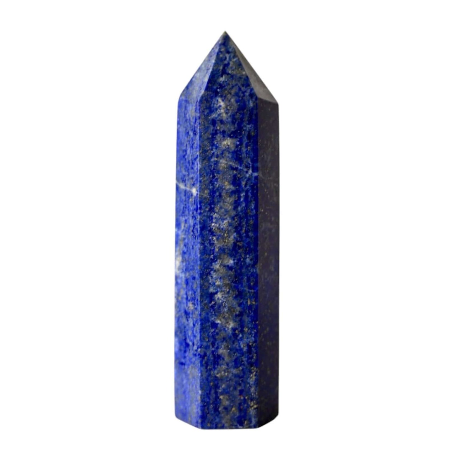 Lapislazuli Obelisk – edler Stein mit schimmernden Goldadern