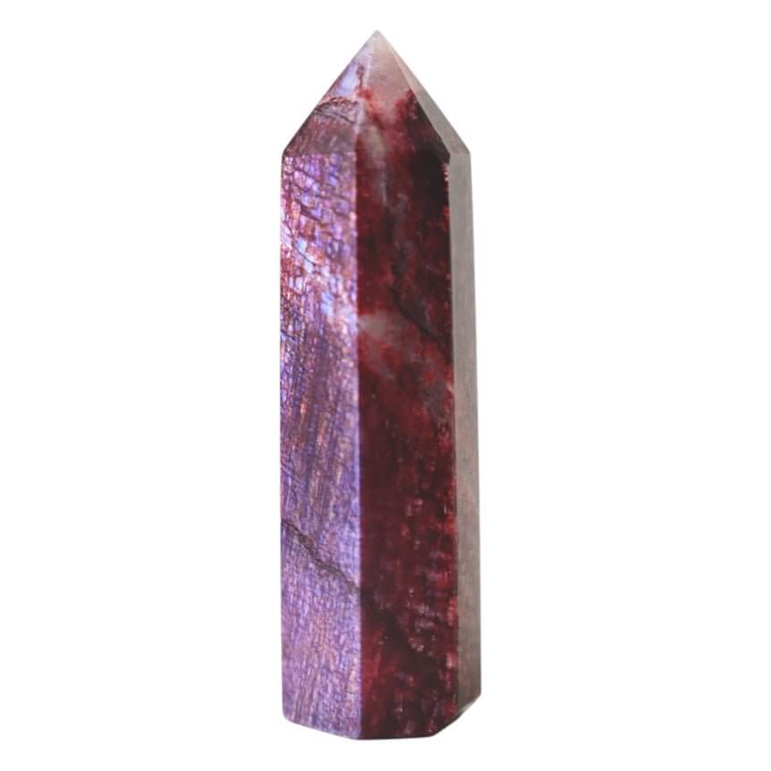 Mondstein Obelisk - Schimmernd rot