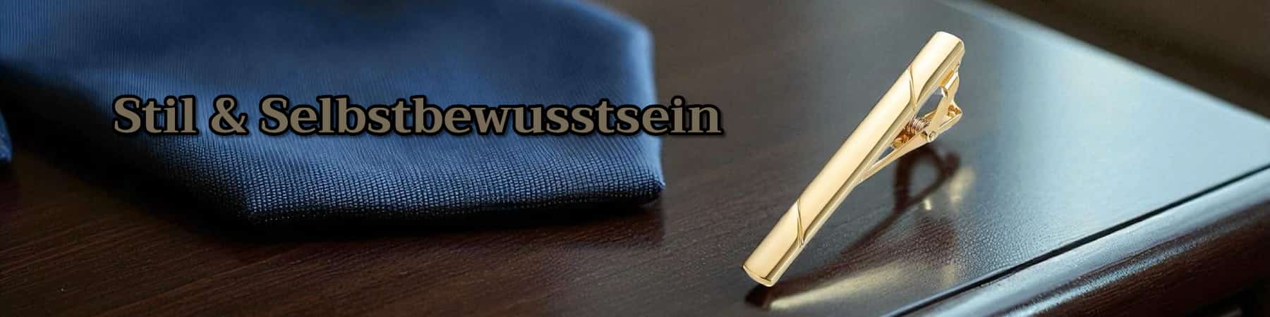 Krawattenklammer Gold