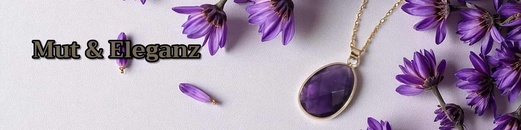 Amethyst Halskette Gold