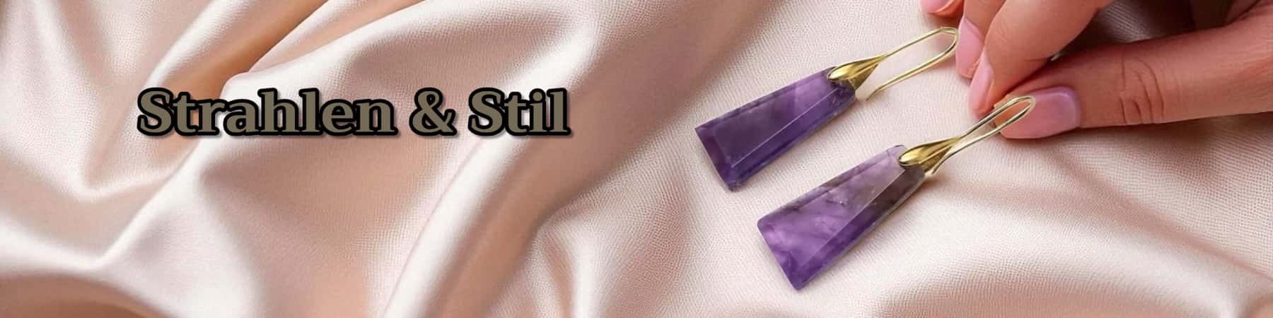 Ohrringe mit Amethyst