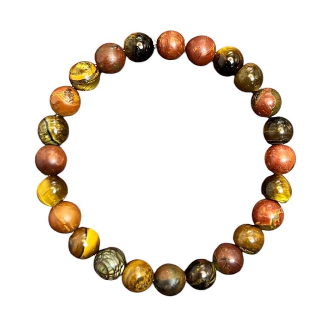 Gemischtes Tigerauge Armband - Schützender Begleiter