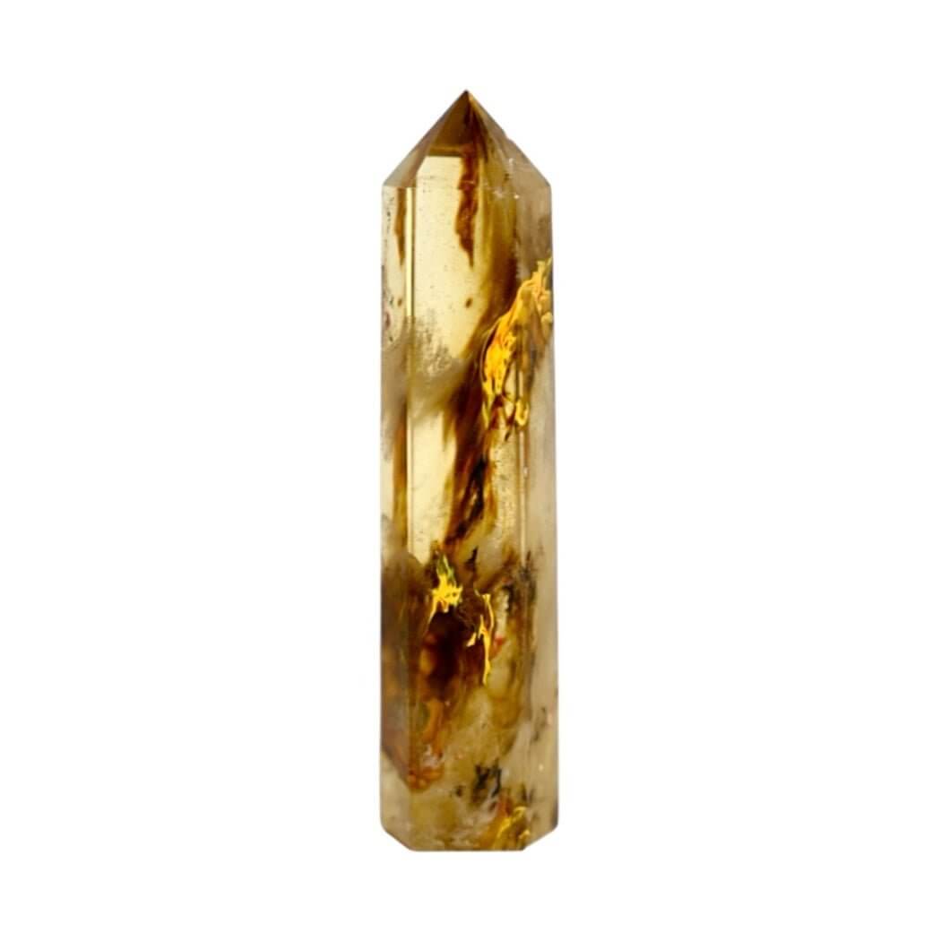 Tigerskin Quarz Obelisk – farbenprächtig und energetisierend