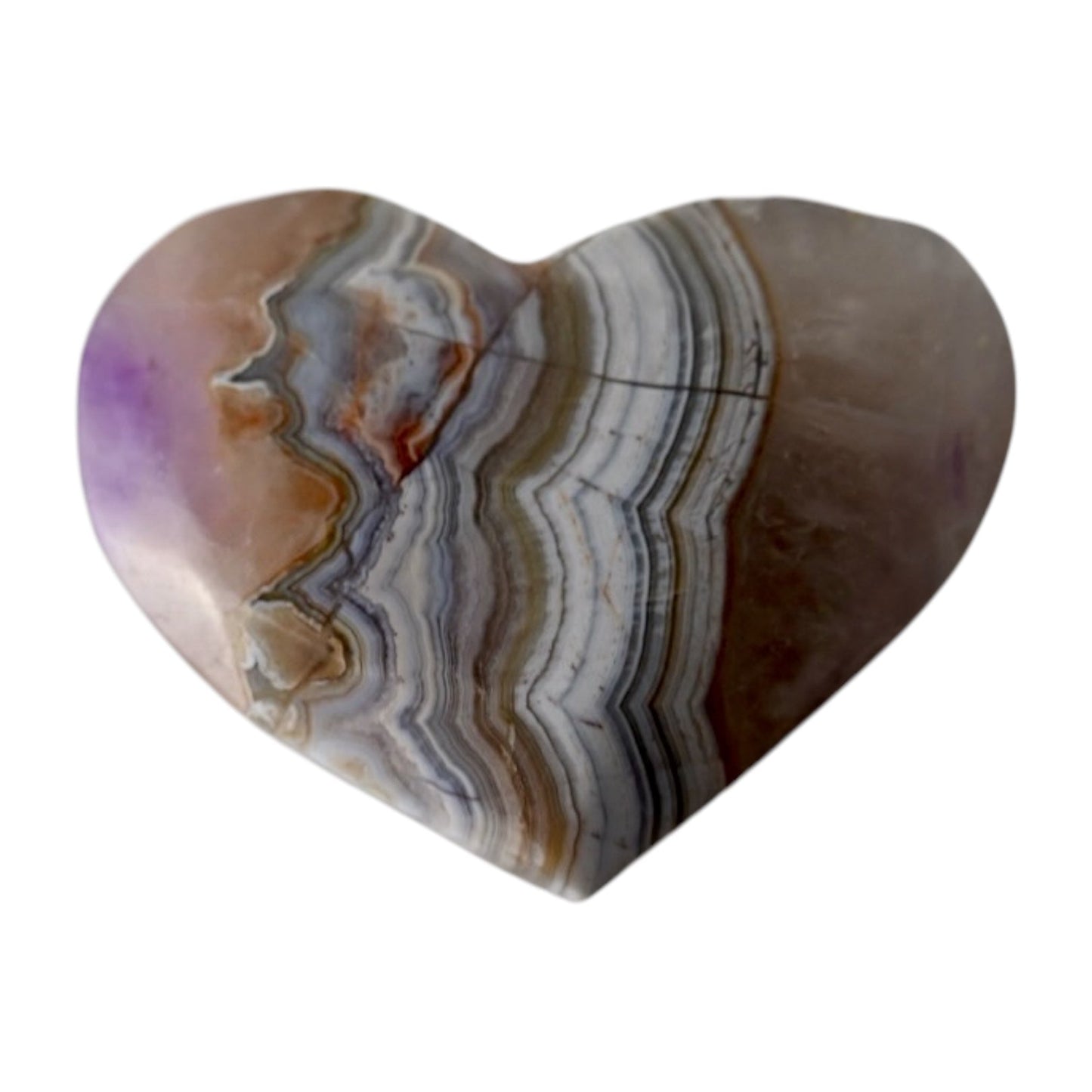 Amethyst Achat Herz - CrystalScents