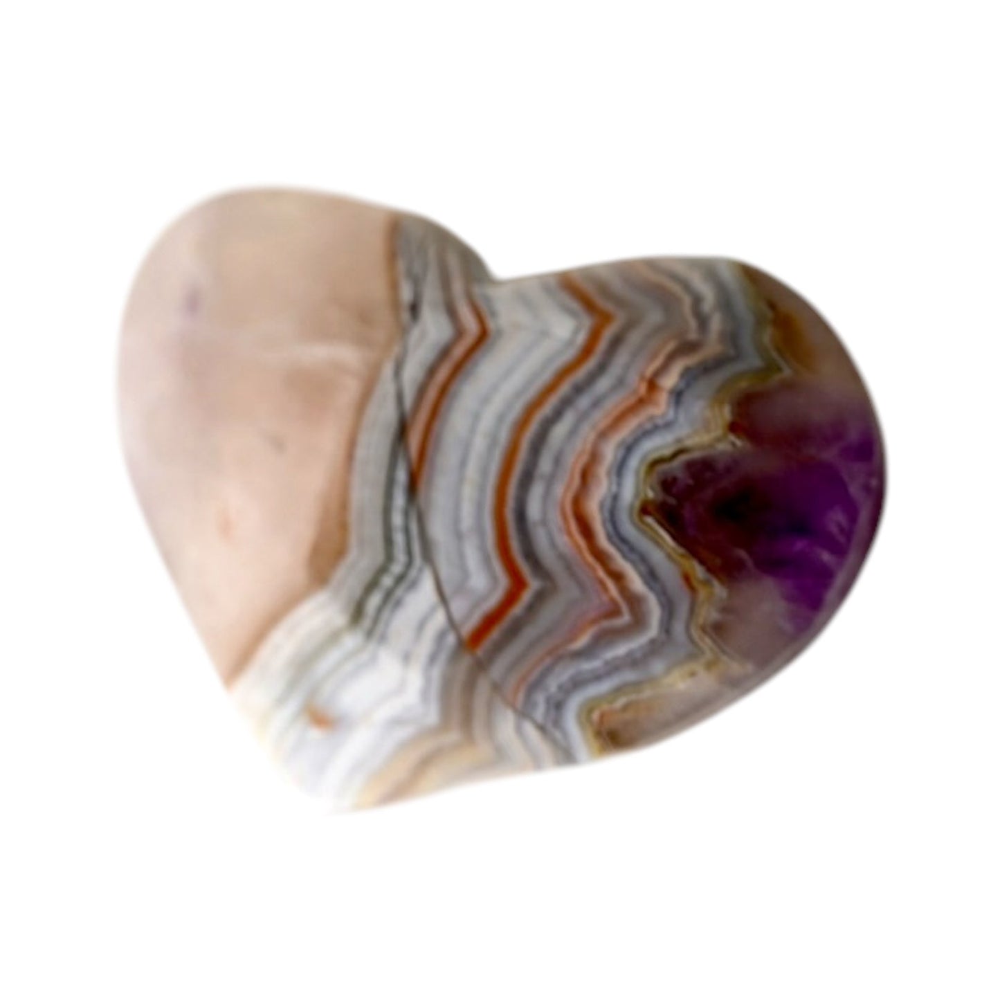 Amethyst Achat Herz - CrystalScents