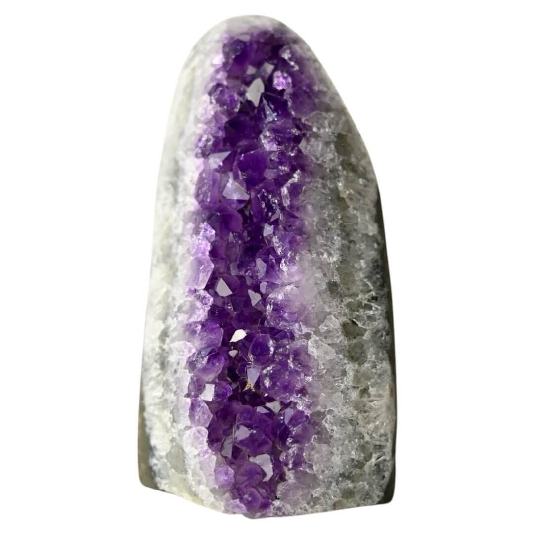 Funkelnde Amethystdruse – Einzigartige Wohn-Dekoration