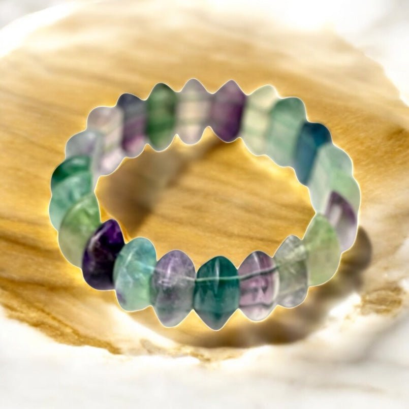 Auffälliges Fluorit Armband - CrystalScents