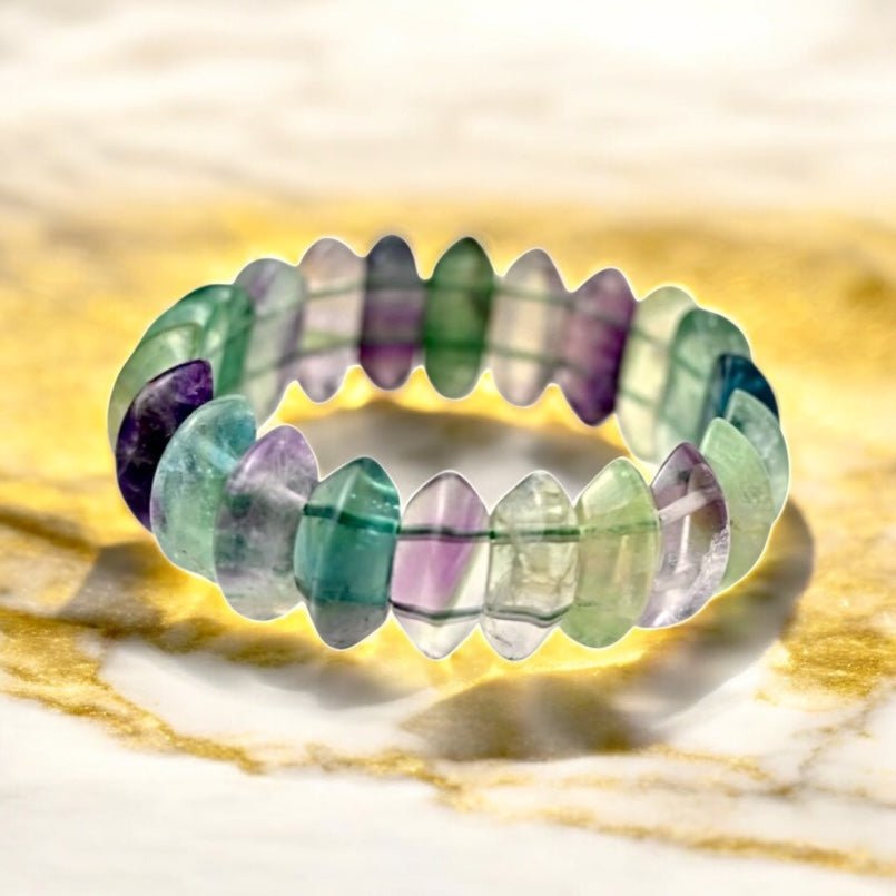 Auffälliges Fluorit Armband - CrystalScents