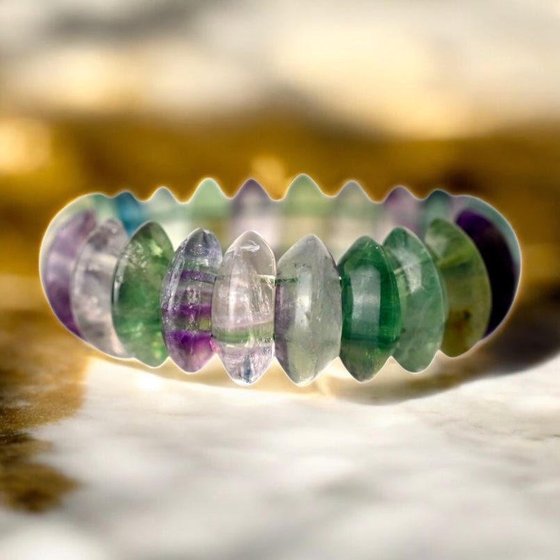 Auffälliges Fluorit Armband - CrystalScents