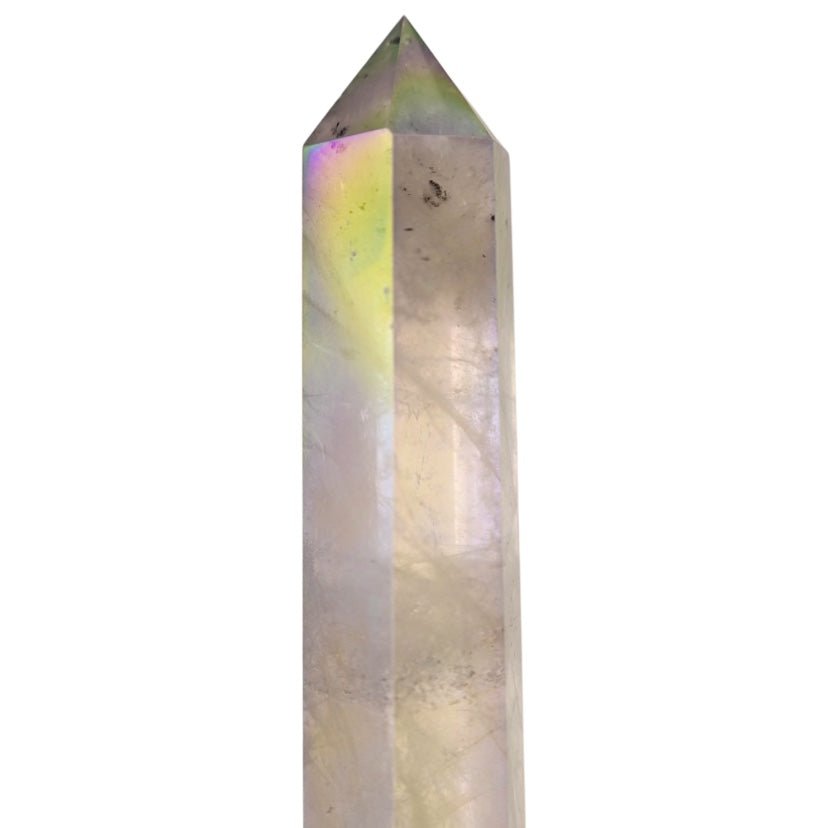 Aura Bergkristall Obelisk - CrystalScents