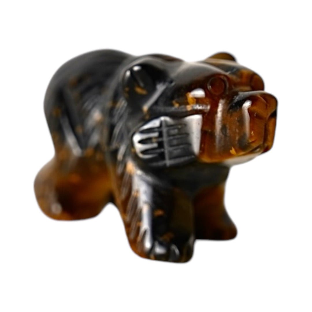 Bär aus Tigerauge - CrystalScents