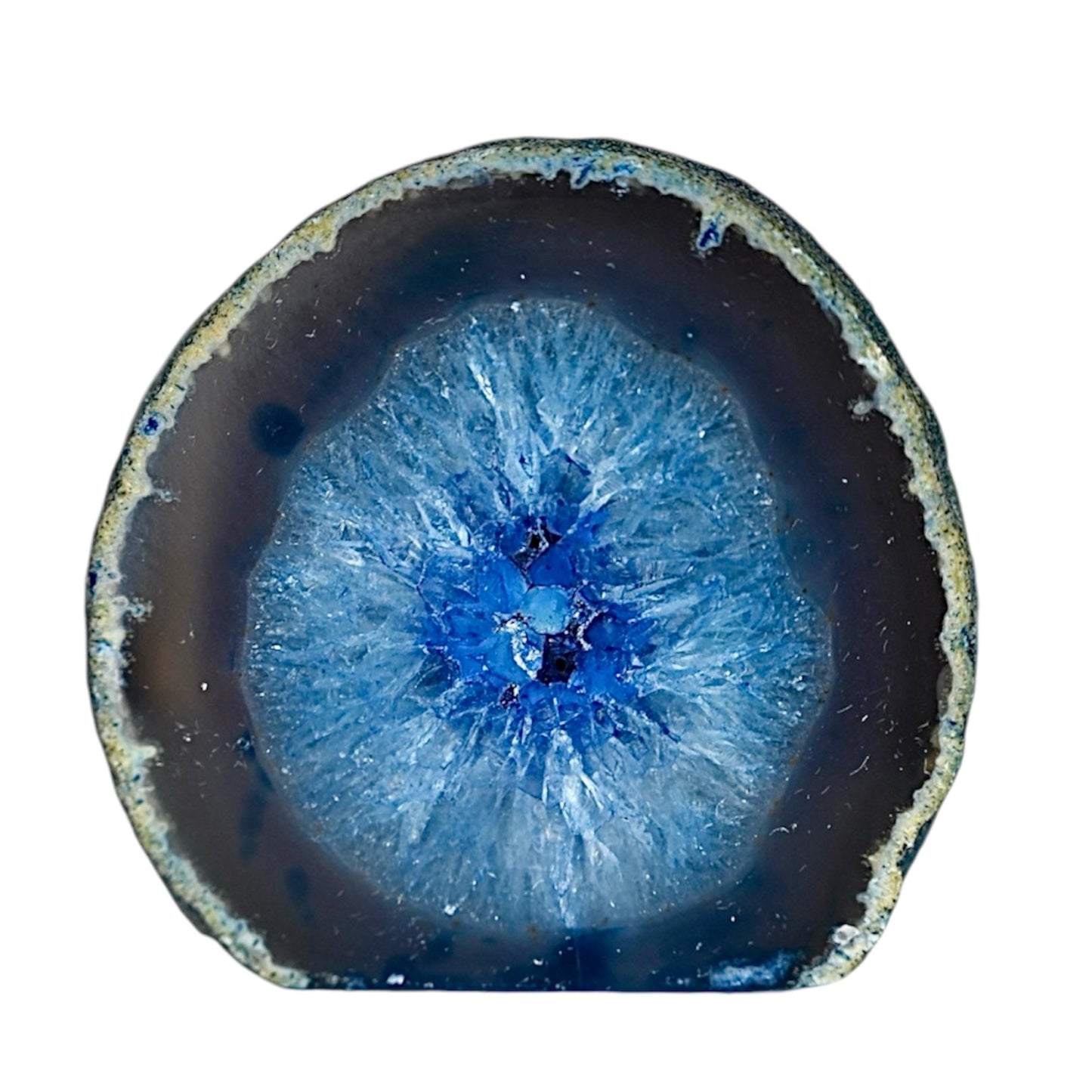 Blauer Achat – Natürliches Wohnhighlight in sattem Blau für Harmonie und Ausgleich