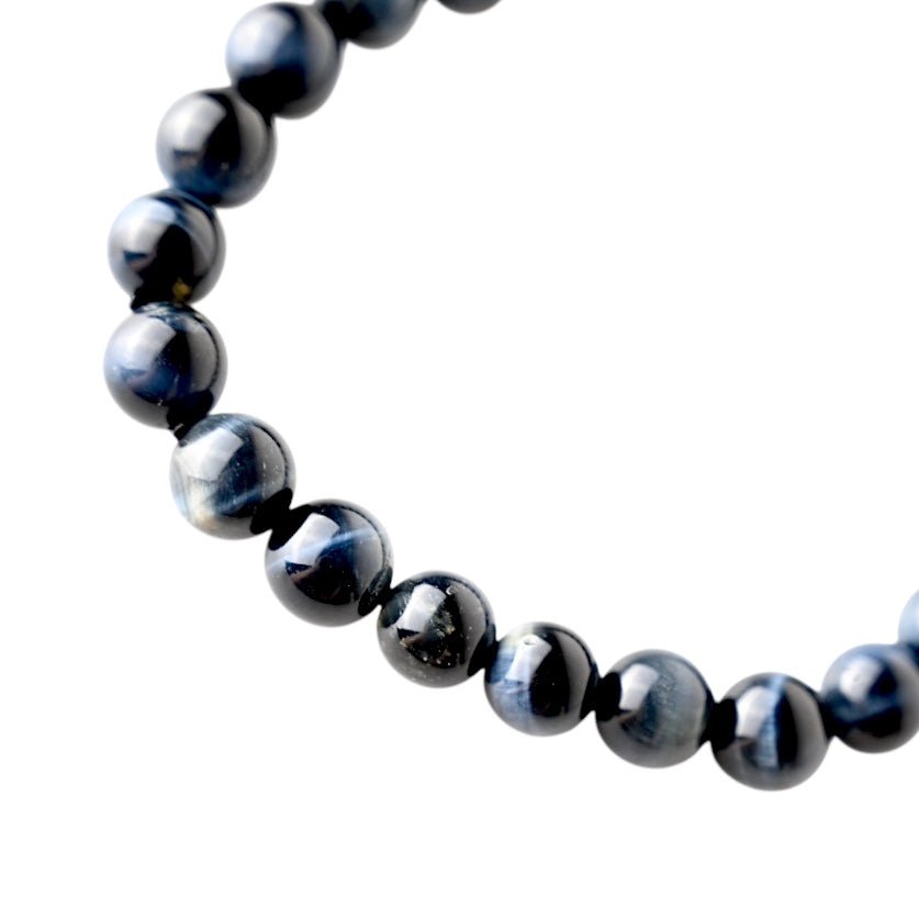 Blaues Tigerauge (Falkenauge) Armband - CrystalScents