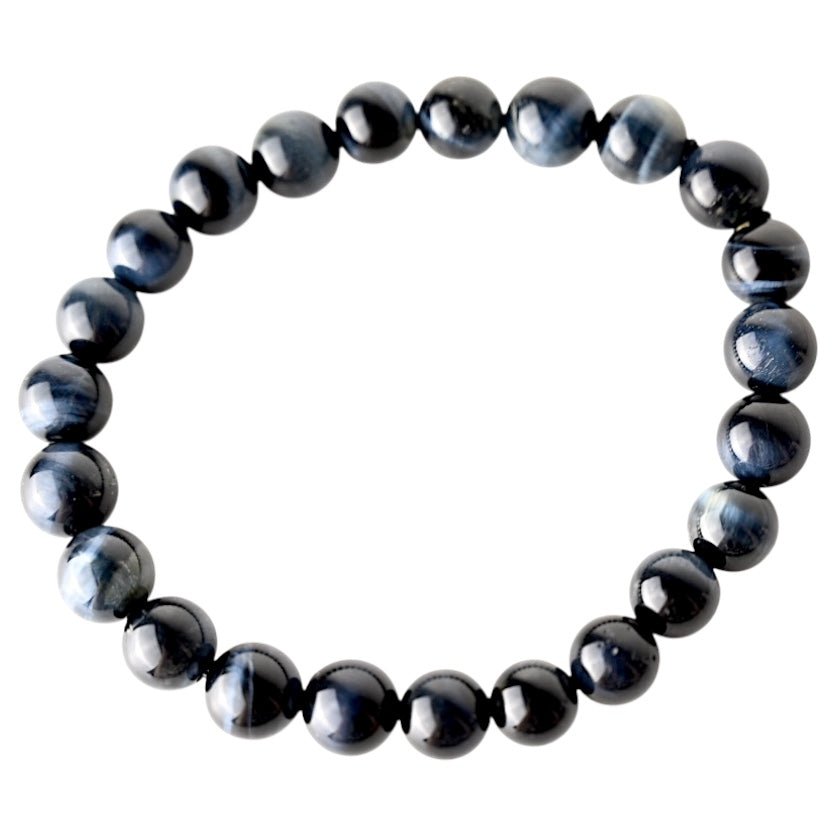 Blaues Tigerauge (Falkenauge) Armband - CrystalScents