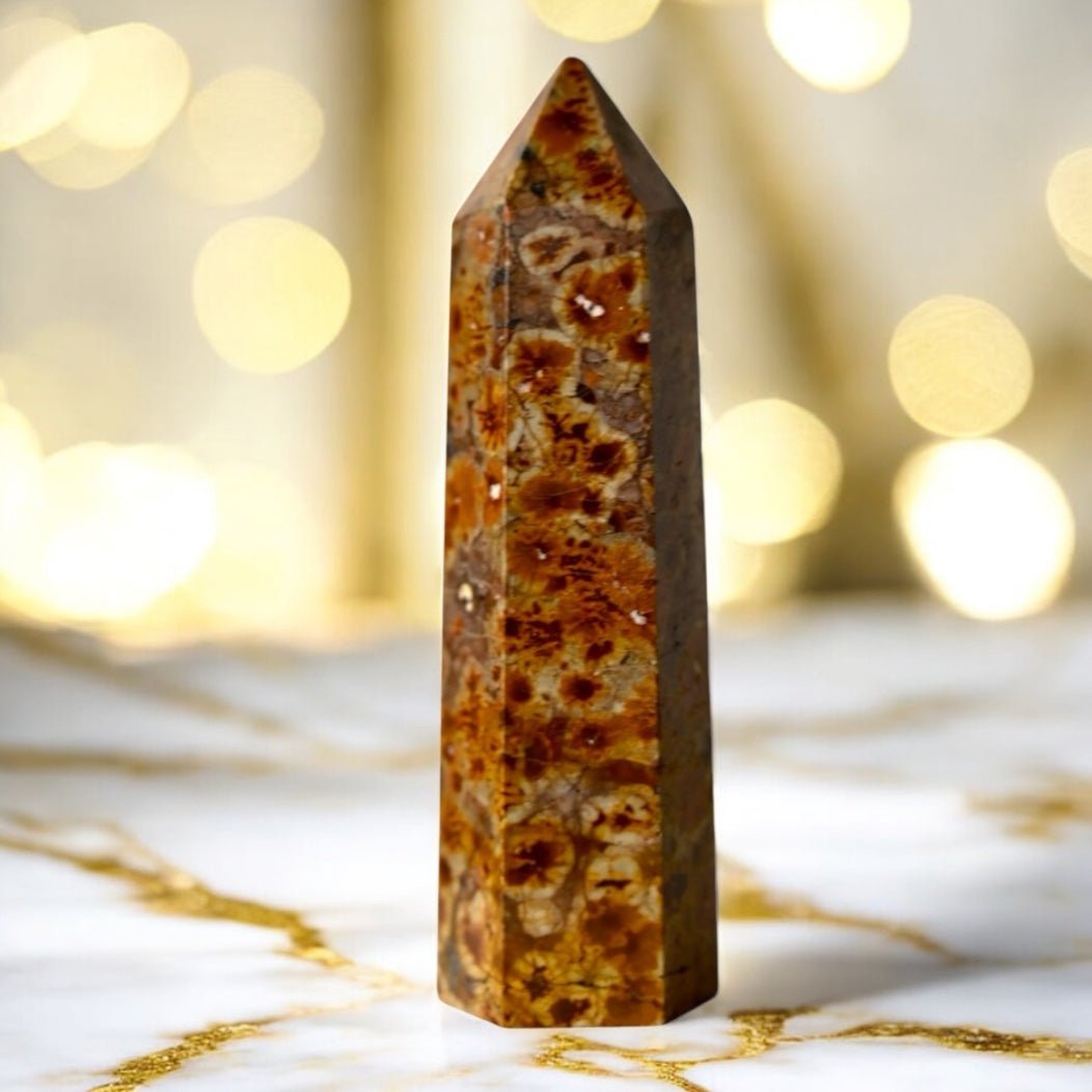 Blumenjaspis Obelisk - CrystalScents