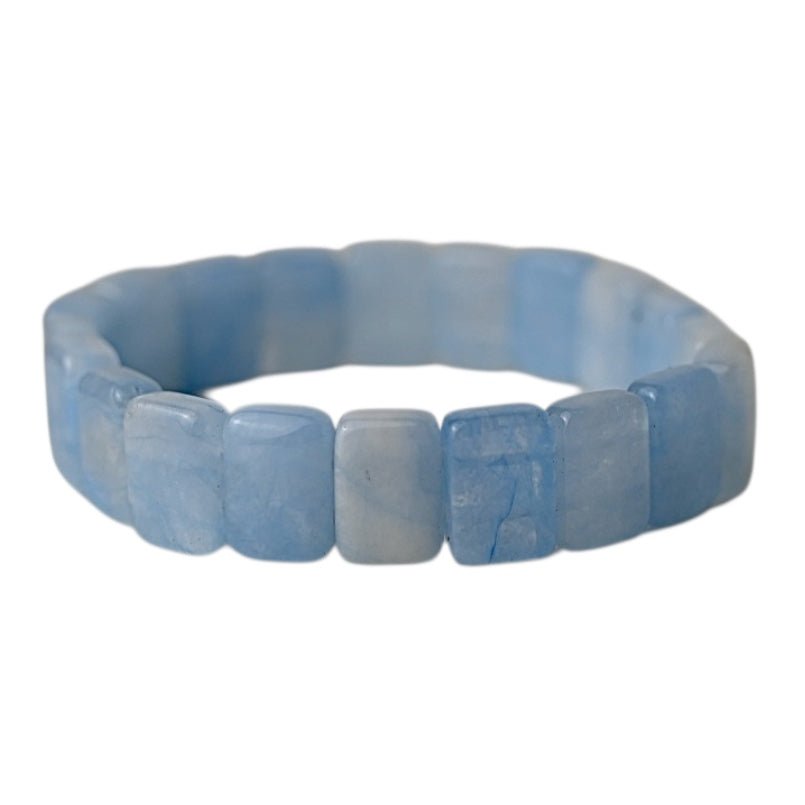 Breites Aquamarin Armband - CrystalScents
