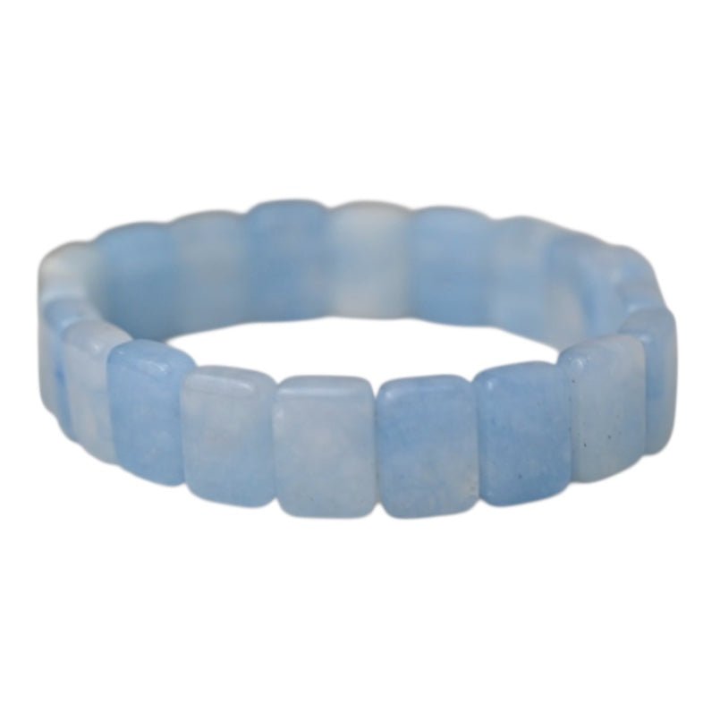 Breites Aquamarin Armband - CrystalScents
