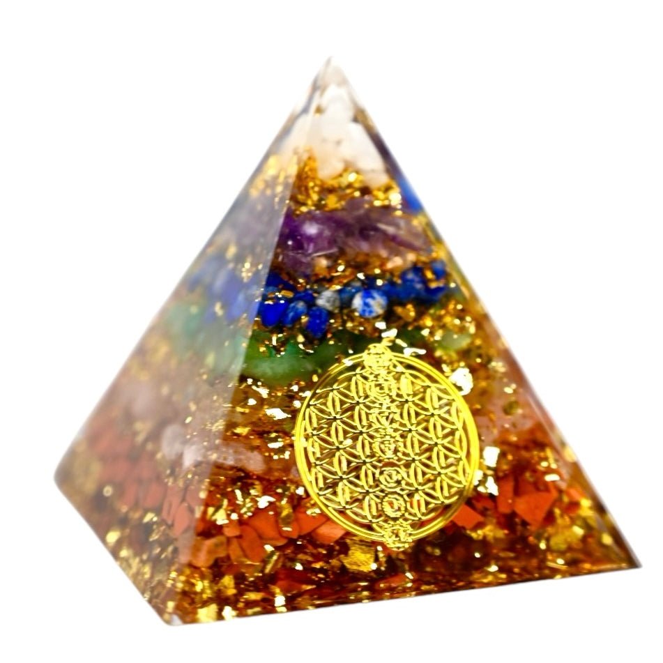 Chakra Pyramide, weiße Spitze - CrystalScents