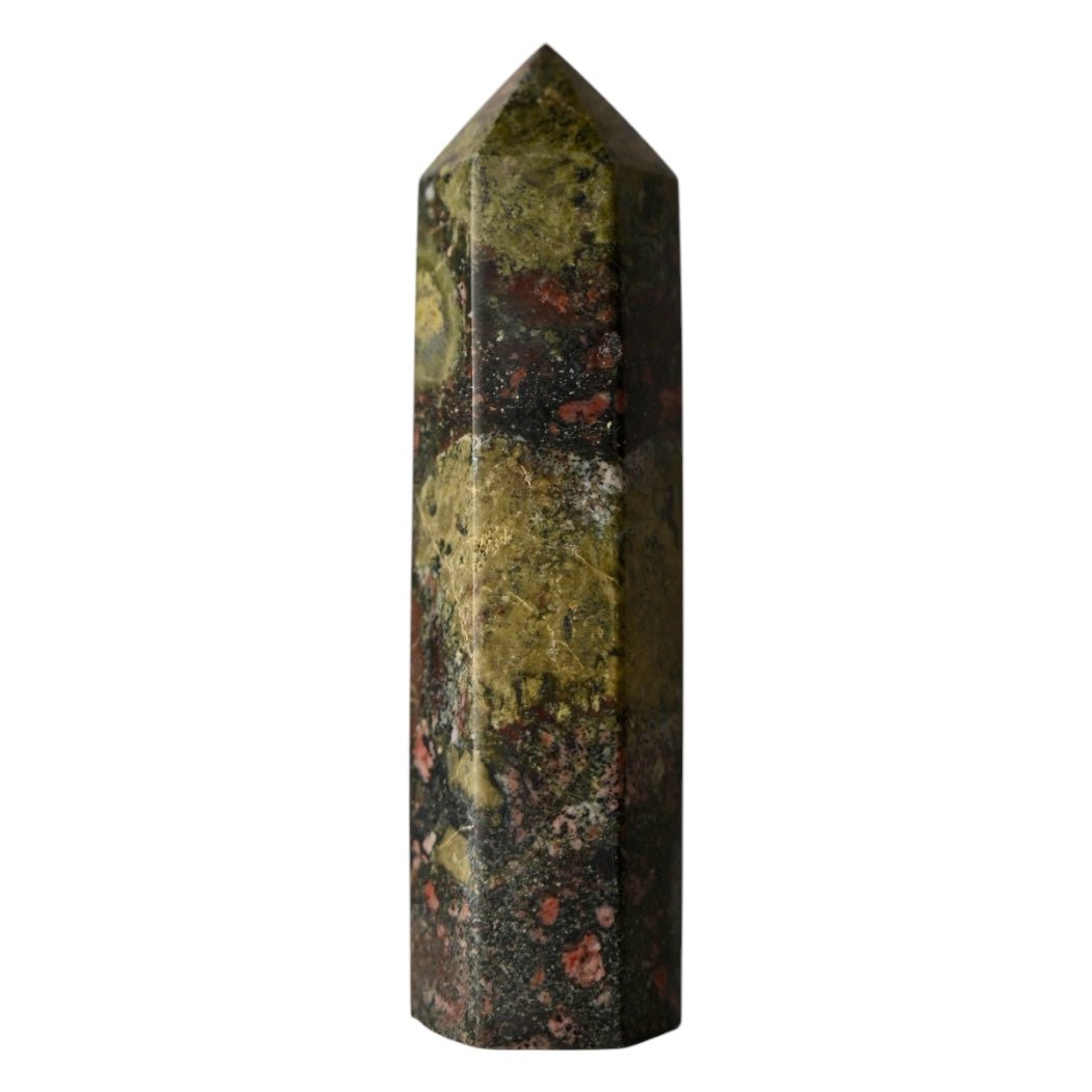 Drachenblut Jaspis Obelisk - CrystalScents