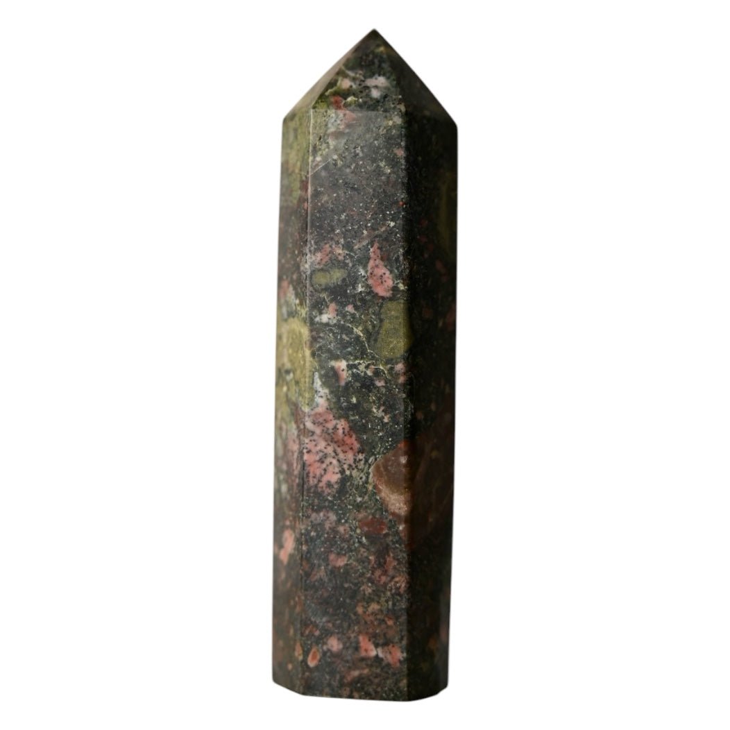Drachenblut Jaspis Obelisk - CrystalScents