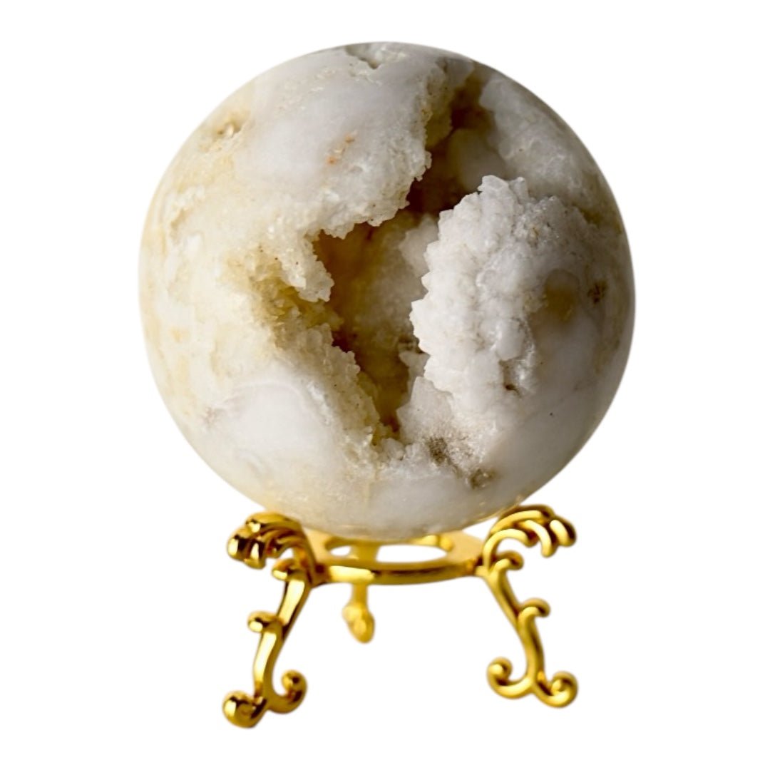 Druzy Achat Kugel - CrystalScents