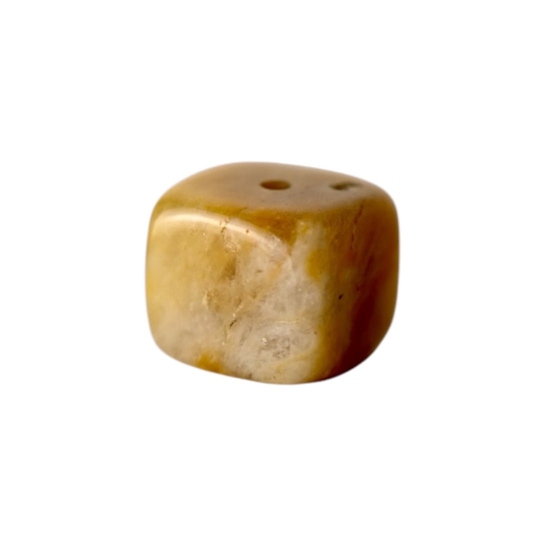 Duftstäbchenhalter; gelbe Jade - CrystalScents