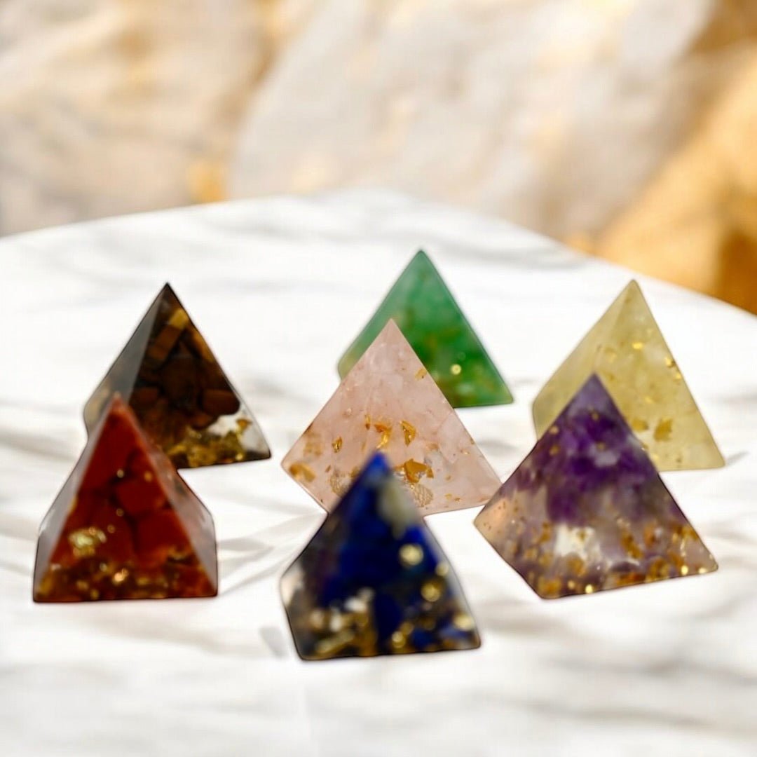 Edelstein Pyramide Citrin - CrystalScents