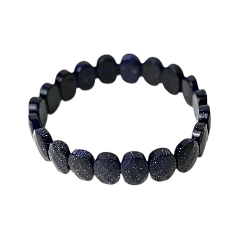 Facettiertes Blaufluss Armband - CrystalScents