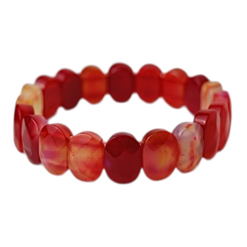 Facettiertes Karneol Armband - CrystalScents