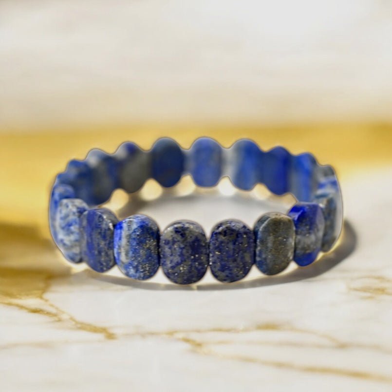 Facettiertes Lapislazuli Armband - CrystalScents