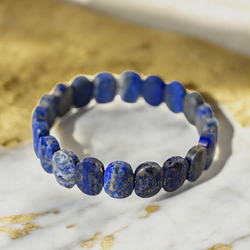 Facettiertes Lapislazuli Armband - CrystalScents