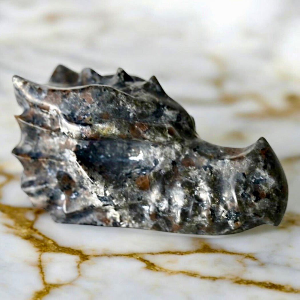 Flammenstein Drachenkopf - CrystalScents