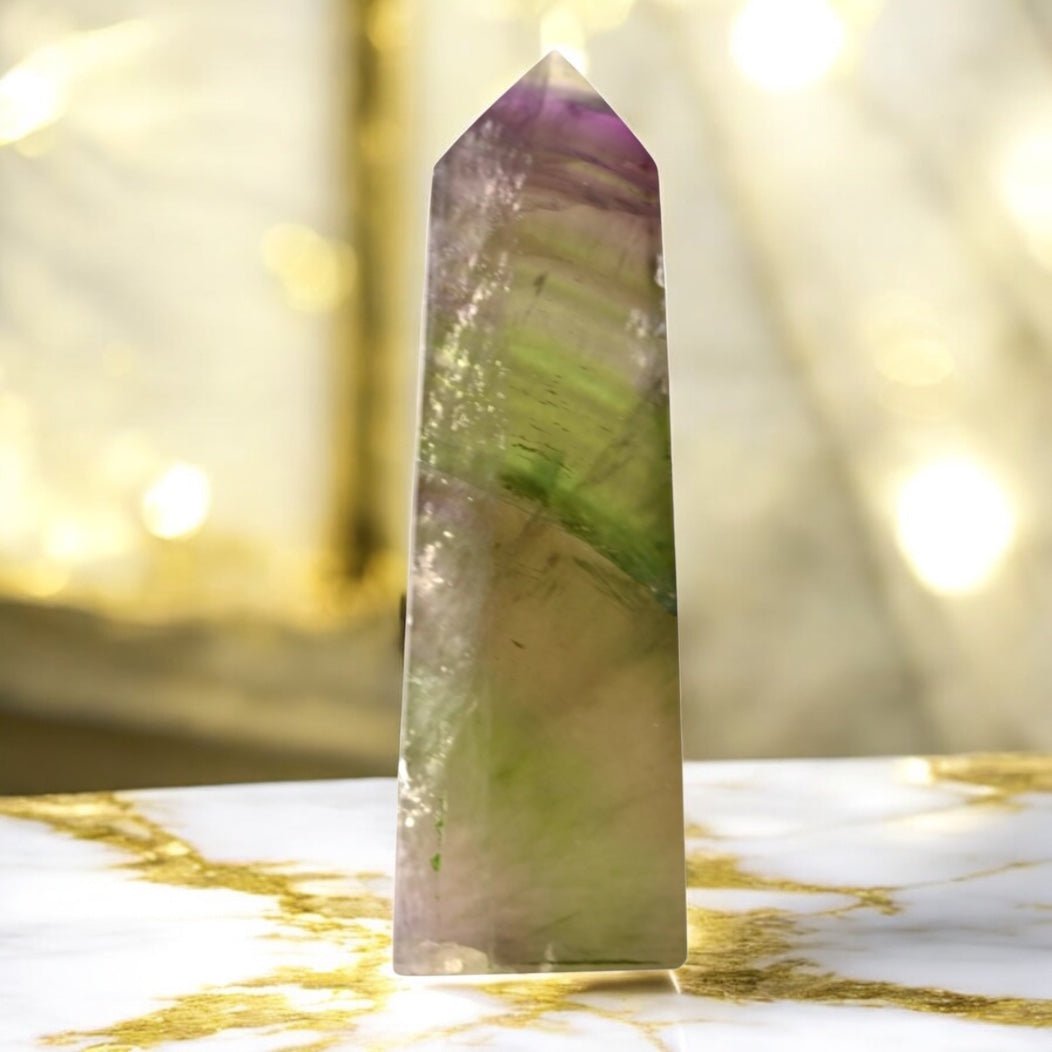 Fluorit Obelisk - CrystalScents