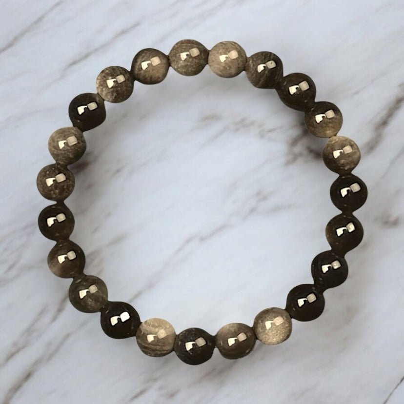 Gold Obsidian Armband - CrystalScents