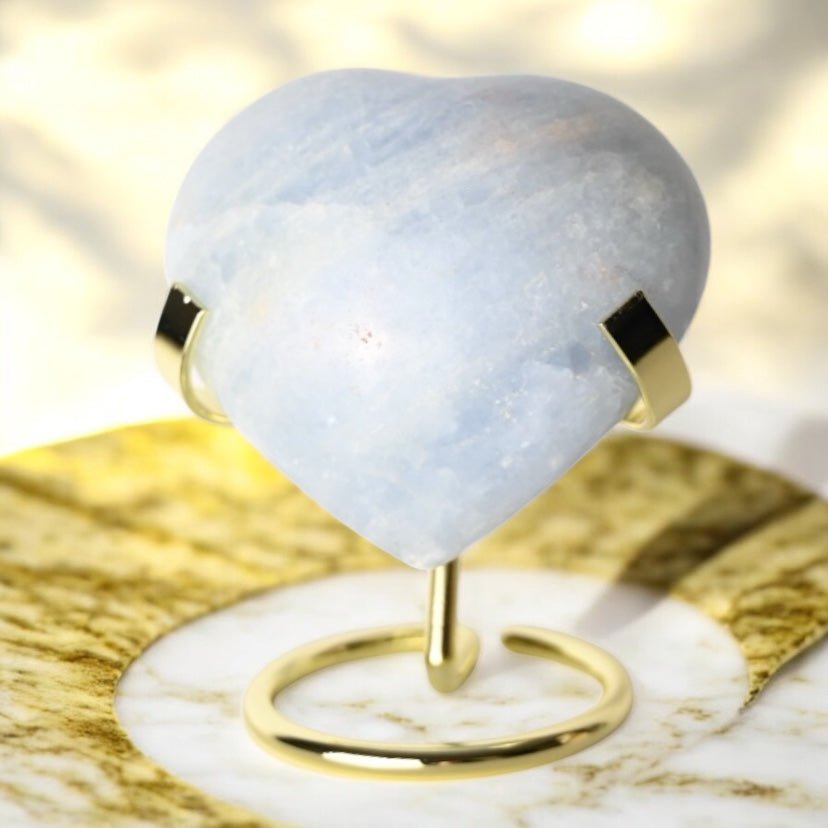 Goldener Edelsteinständer - CrystalScents
