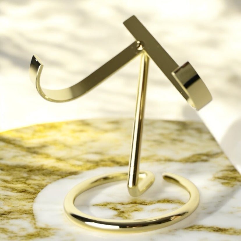 Goldener Edelsteinständer - CrystalScents
