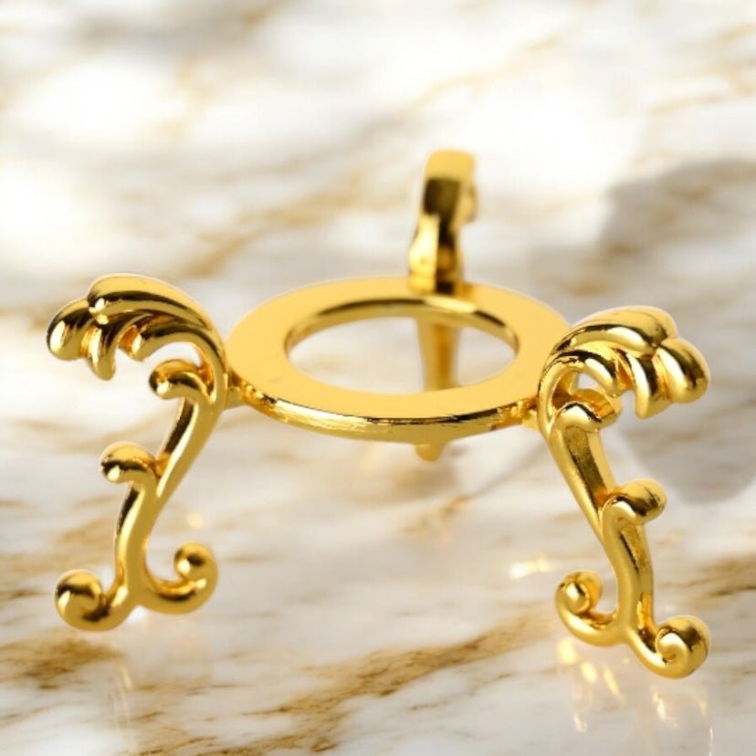 Goldener Kugelständer - CrystalScents
