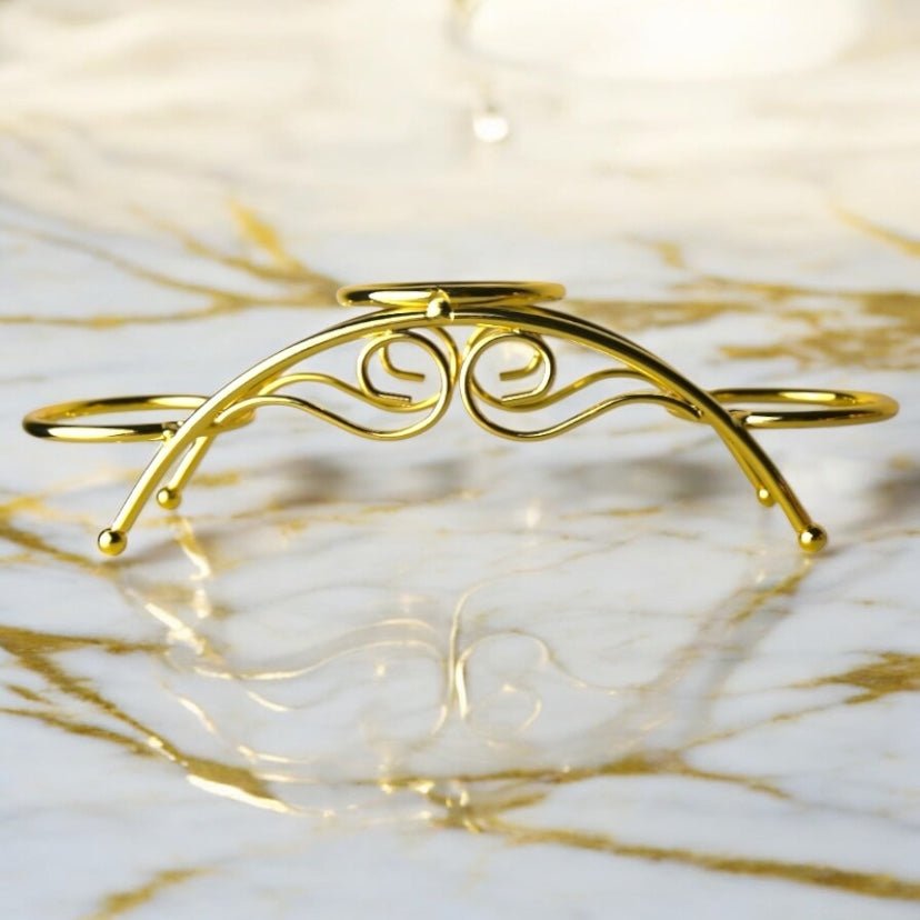 Goldener Kugelständer für bis zu 3 Kugeln - CrystalScents