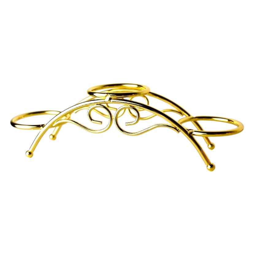 Goldener Kugelständer für bis zu 3 Kugeln - CrystalScents