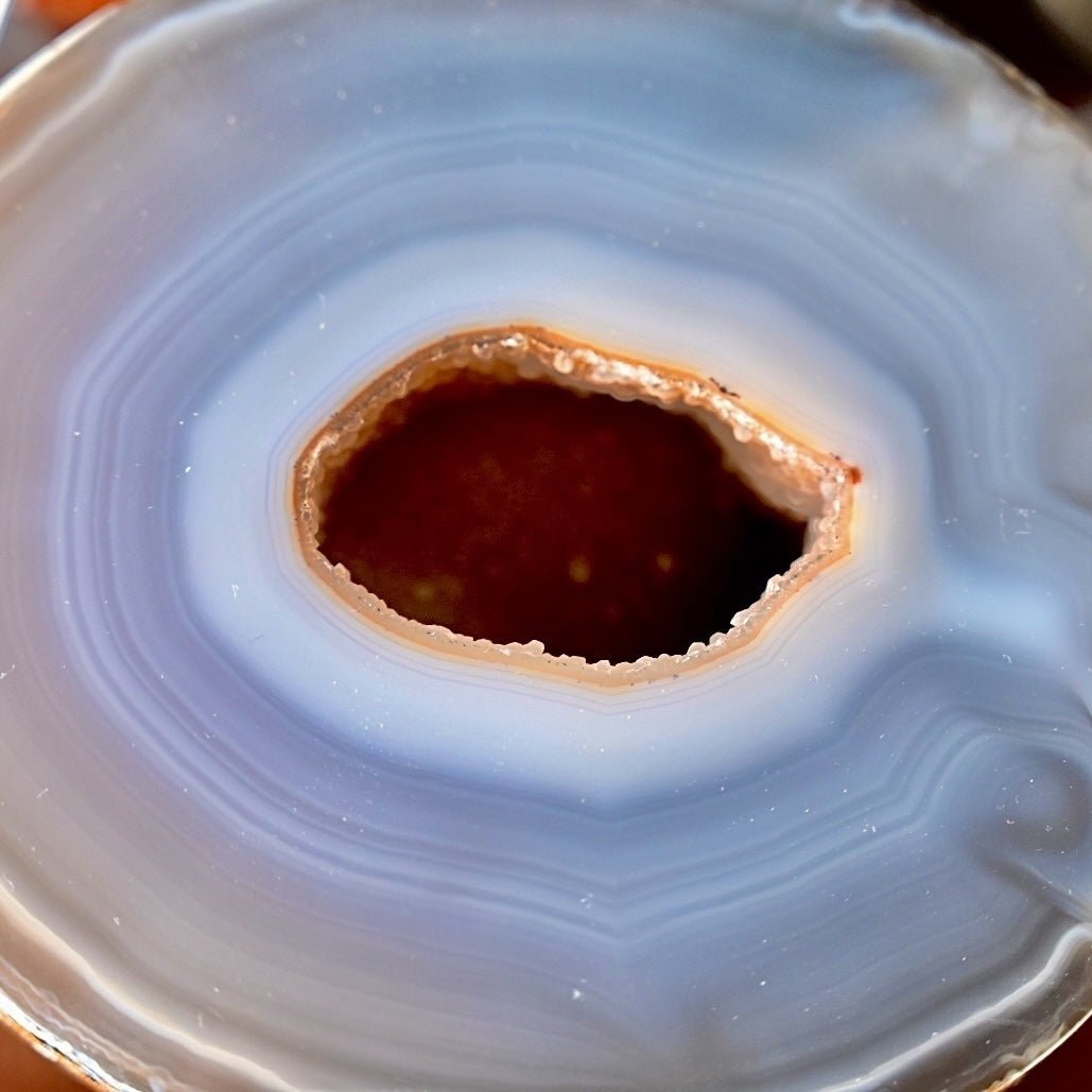 Große Achat - Truhe mit Ständer - CrystalScents