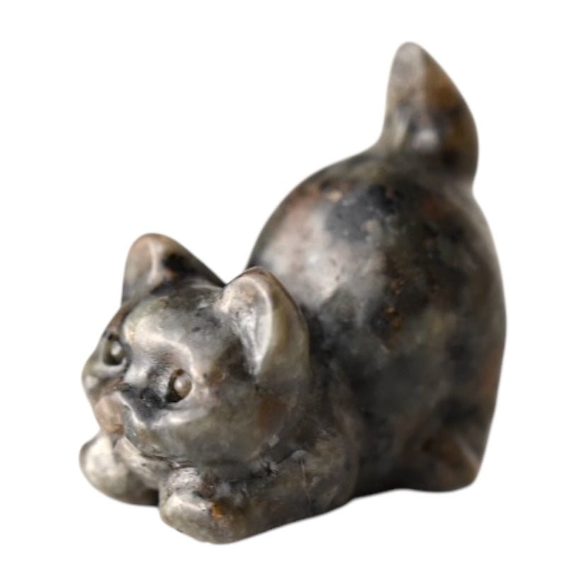 Katze aus Labradorit - CrystalScents